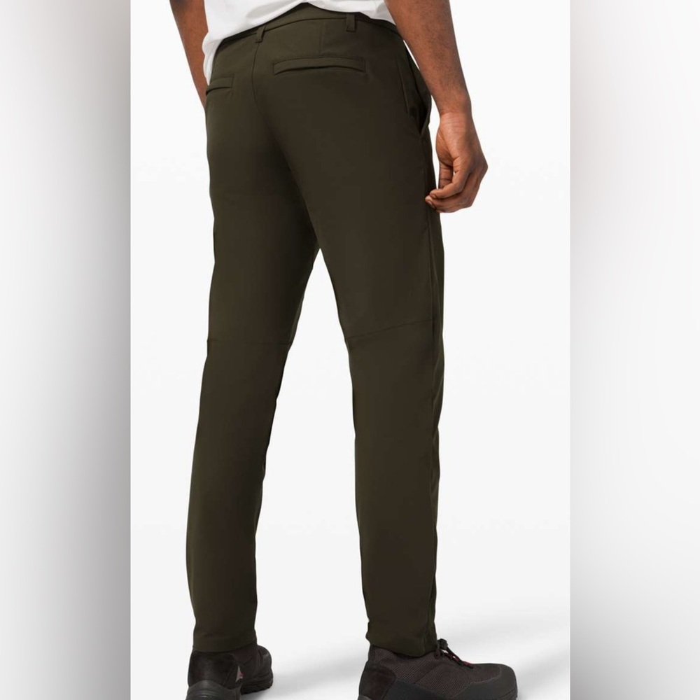 Lululemon Men’s Commission Pant Classic “Warpstreme 32” 34x32 Olive M5985S